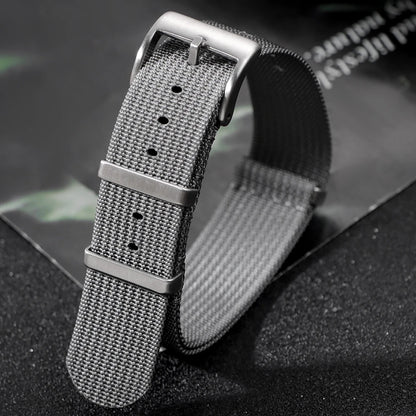 Cinturino per orologio in Nylon per Seiko Army Sport, cinturino di ricambio 18mm 20mm 22mm marrone verde nero, cinturino militare, cinturino per orologio casual