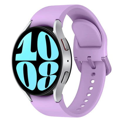 Bracelet en Silicone pour Samsung Galaxy watch 6 4 Classic, 47mm 43mm 46mm, bracelet de remplacement original incurvé pour montre 7 6 5 4 40mm 44mm