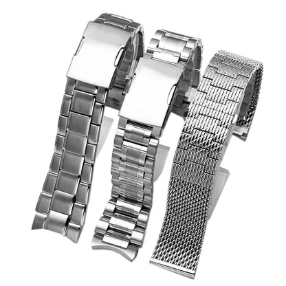 Per Citizen Sky Eagle Blue Angel AT8020 seconda e terza generazione CB5848 JY8078 cinturino in metallo bracciale 20mm 22mm