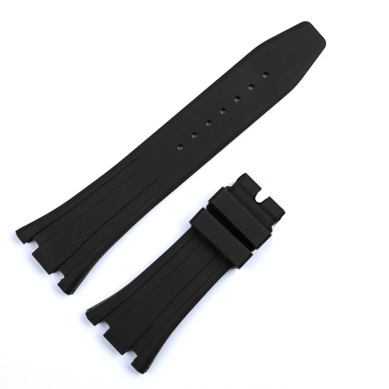 Bracelet en caoutchouc 26mm 27mm pour Bracelet de remplacement étanche AP Royal Oak pour Bracelet de montre en Silicone souple GA2100 GA-2110 avec goupille de liaison