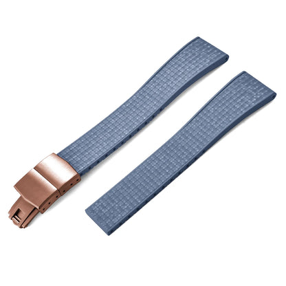 STAPELP 20mm a 22mm tutte le misure mosaico CTS FKM cinturini in caucciù per orologi Rolex Cartier IWC Omega Tuber cinturino con sgancio rapido