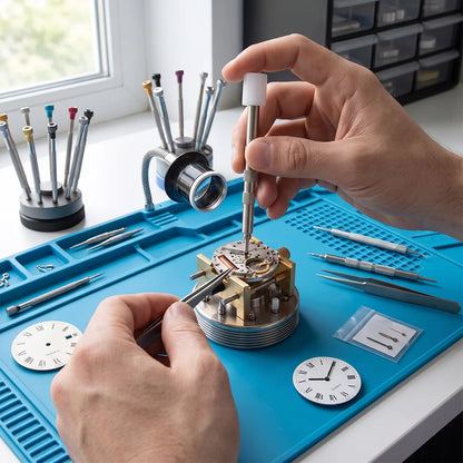 Watch hand press fitting tool, hand pusher, alloy steel hand holder, repair tool for watchmakers