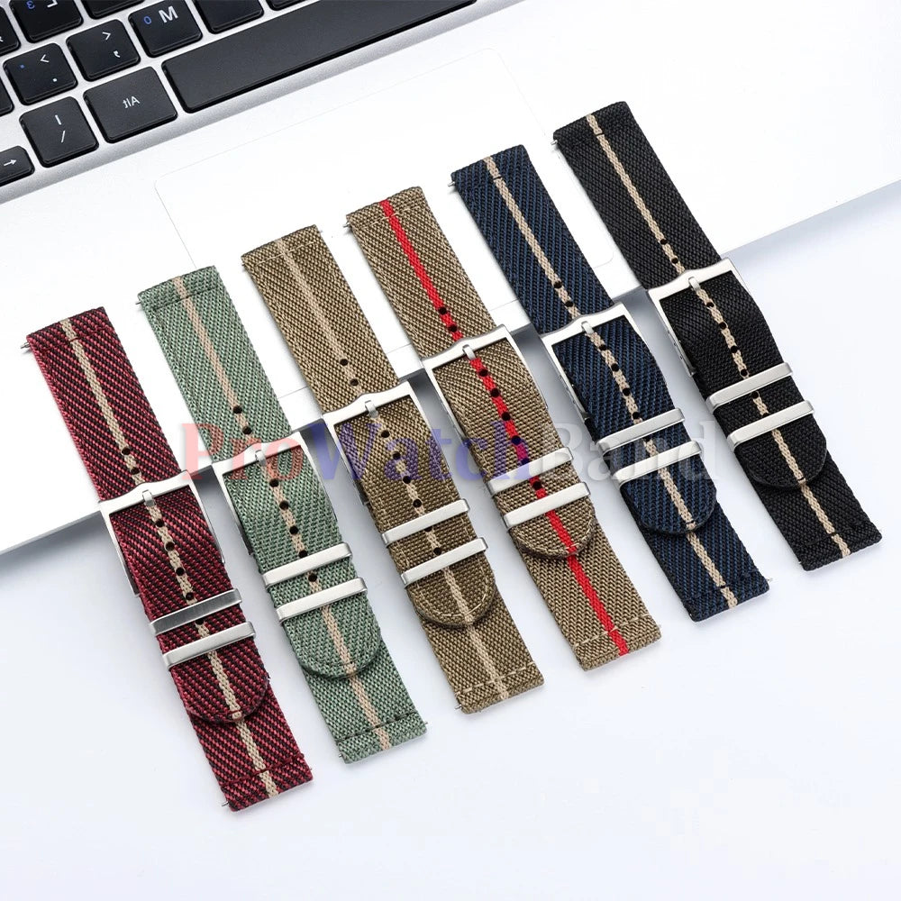Cinturini per orologi in nylon a sgancio rapido per Rolex, Tudor, 20 mm, 22 mm, cinturino in tessuto per Seiko, cinturino sportivo