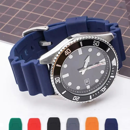 Bracelet de montre en Silicone, 20mm 22mm, pour Rolex SUBMARINER, étanche, pour plongée, Seiko SKX007 SRP777J1, Bracelet de sport pour citoyen