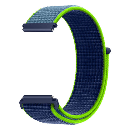 Bracelet à boucle en Nylon pour Amazfit Bip 6/5/GTS 4/3/2/2e/Mini/GTR 42mm/47mm/GTR 4/3 Pro Sport, 20mm/22mm, 2 bandes