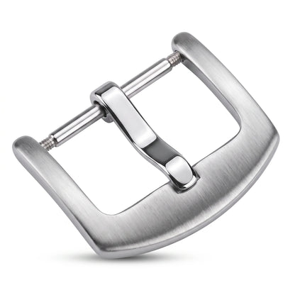 Bracelet de montre en métal pour hommes, boucle 16 18 20 22 24mm, argent, noir, or, fermoir en acier inoxydable, accessoires