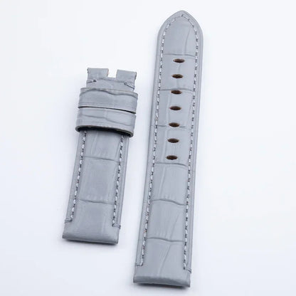 Accessoires universels, bracelet de montre en cuir de veau souple en bambou, 20/22/24mm, pour Tudor/TISSOT/Huawei/IWC/Omega, ceinture pour bracelet Panerai