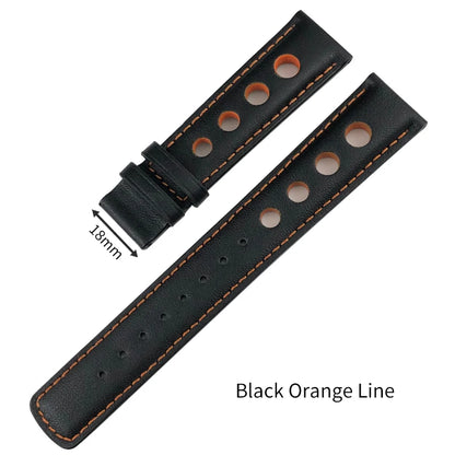 Bracelet de montre en cuir véritable pour hommes, 20mm, boucle papillon, pour Tissot T91 Racing Sports 1853 PRS516 T044