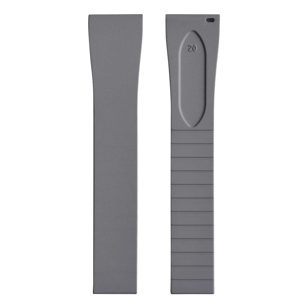 New CTS FKM watch strap 16mm 18mm 19mm 20mm 21mm 22mm quick-release butterfly clasp watch strap, CTS rubber strap for cutting to size