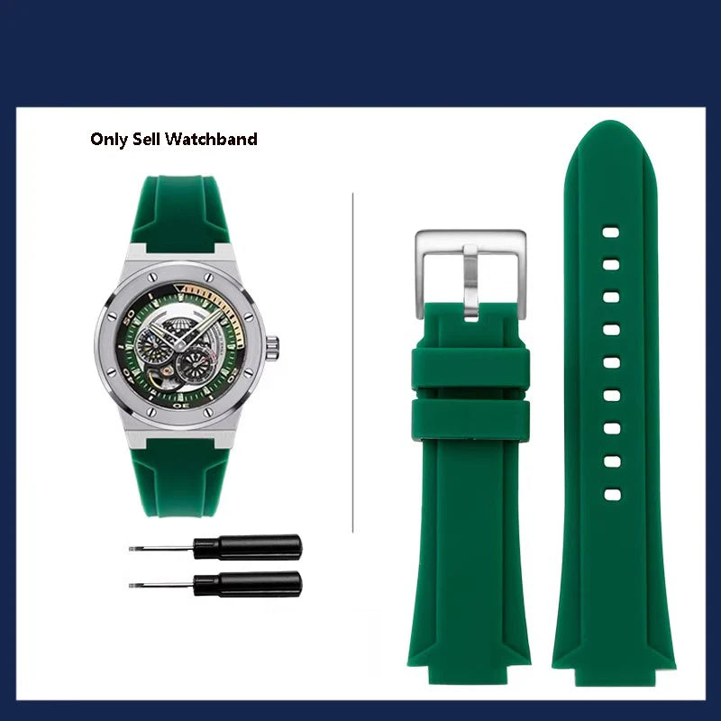 Bracelet de montre en caoutchouc étanche, bracelet de montre de sport, marque I.w Carnival, original, 589g, 618g, 612g, 619g