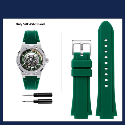 Bracelet de montre en caoutchouc étanche, bracelet de montre de sport, marque I.w Carnival, original, 589g, 618g, 612g, 619g