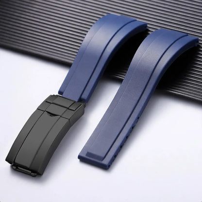 For Rolex 20mm Silicone Strap for Rolex Water Ghost Daytona Submariner, Rubber Silicone Watch Strap, Waterproof Bracelet
