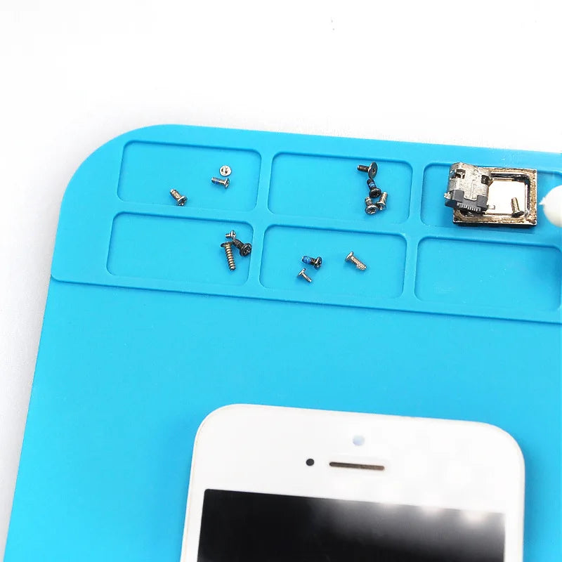 Tampon de travail de réparation de montre, station de soudage, tampon de degré de chaleur, polymères de silicone non ald, outil d'horloger, 30cm x 20cm