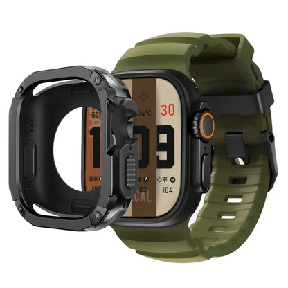 Cinturino + Custodia per Apple Watch 46mm 45mm 44mm 40 41mm per Iwatch Series 6 5 4 SE Accessori