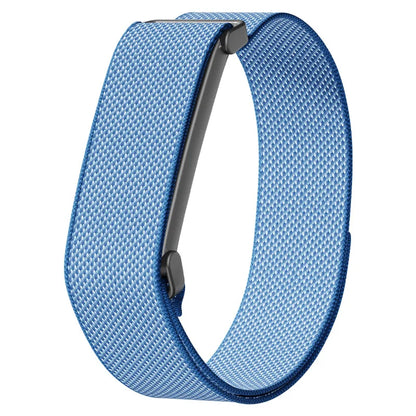 Nylon Watch Strap for Google Fitbit Air, Breathable Adjustable Sport Replacement Band, Lightweight with Metal Case