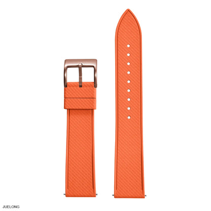 Cinturino per orologio in gomma FKM di alta qualità 20 mm 22 mm, cinturino a sgancio rapido con motivo a mosaico, cinturino morbido impermeabile per immersione