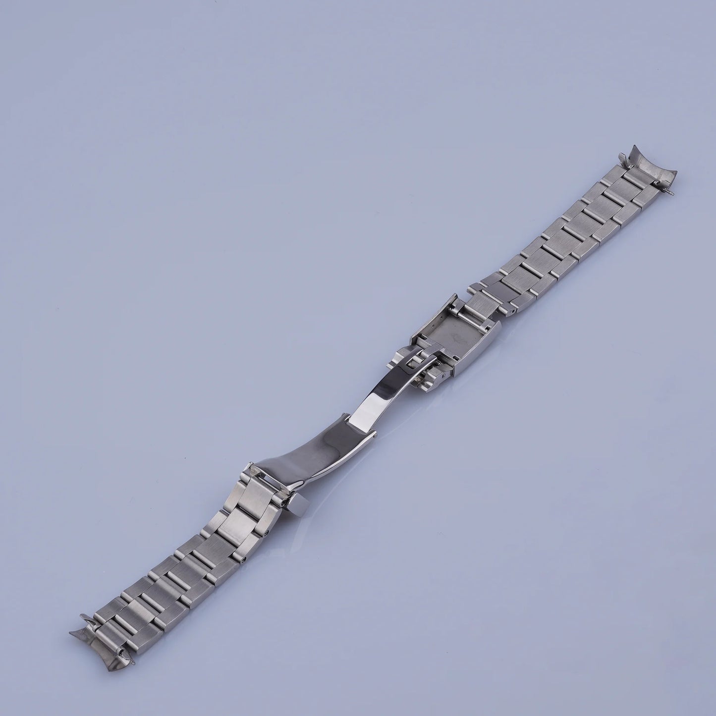 Rolamy 19 mm 20 mm 316 acciaio inossidabile argento Oyster Bracciale maglie piene cinturino orologio di ricambio per Datejust