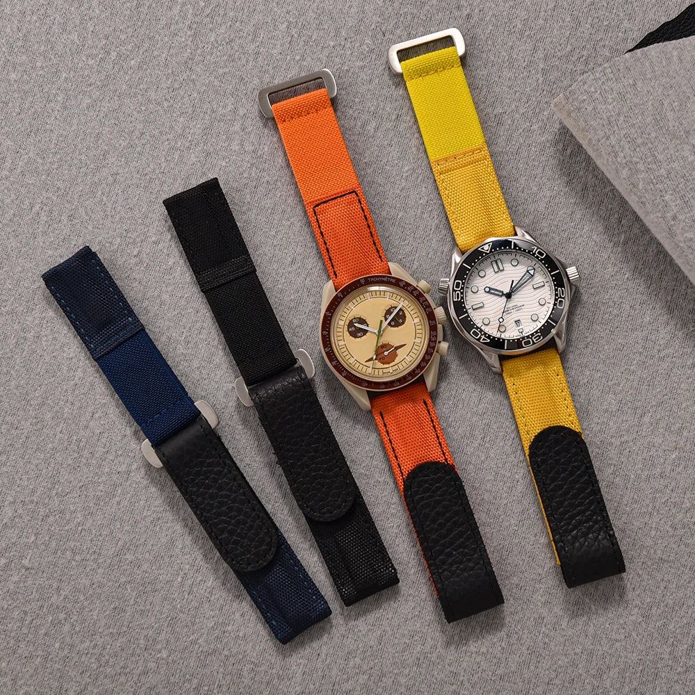 Bracelet de montre à séchage rapide, crochet et boucle améliorés de 20mm, toile élastique, tissu voile, bracelet de montre en Nylon pour Garmin