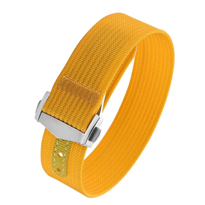 Canvas and Nylon Watch Strap, 18-20-22mm, for Omega X Swatch MoonSwatch for Seiko Men Women Sport, Waterproof, Folding Buckle