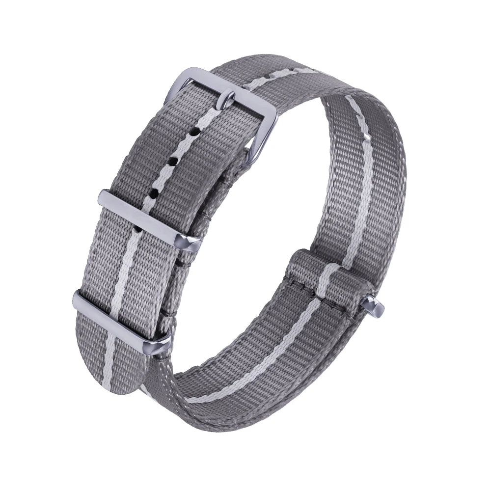 Nouveau Sangles de ceinture de sécurité en Nylon 20mm 22mm Type universel sport pour nouveau matériel bracelets de montre en Nylon Oula