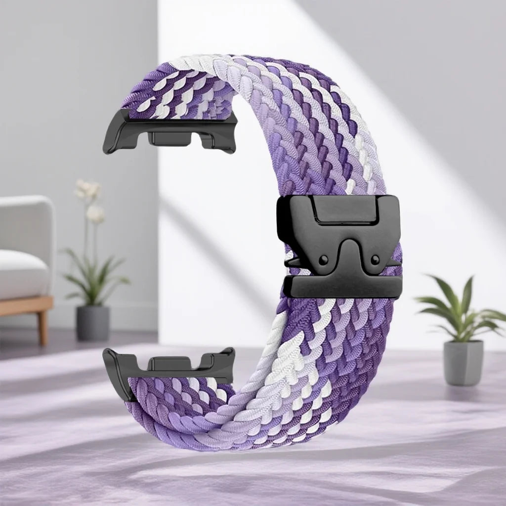 Braided Nylon Strap for Samsung Galaxy Watch Ultra 2025, Paracord Buckle, Galaxy Watch 8/ Galaxy Watch 8 Classic Strap