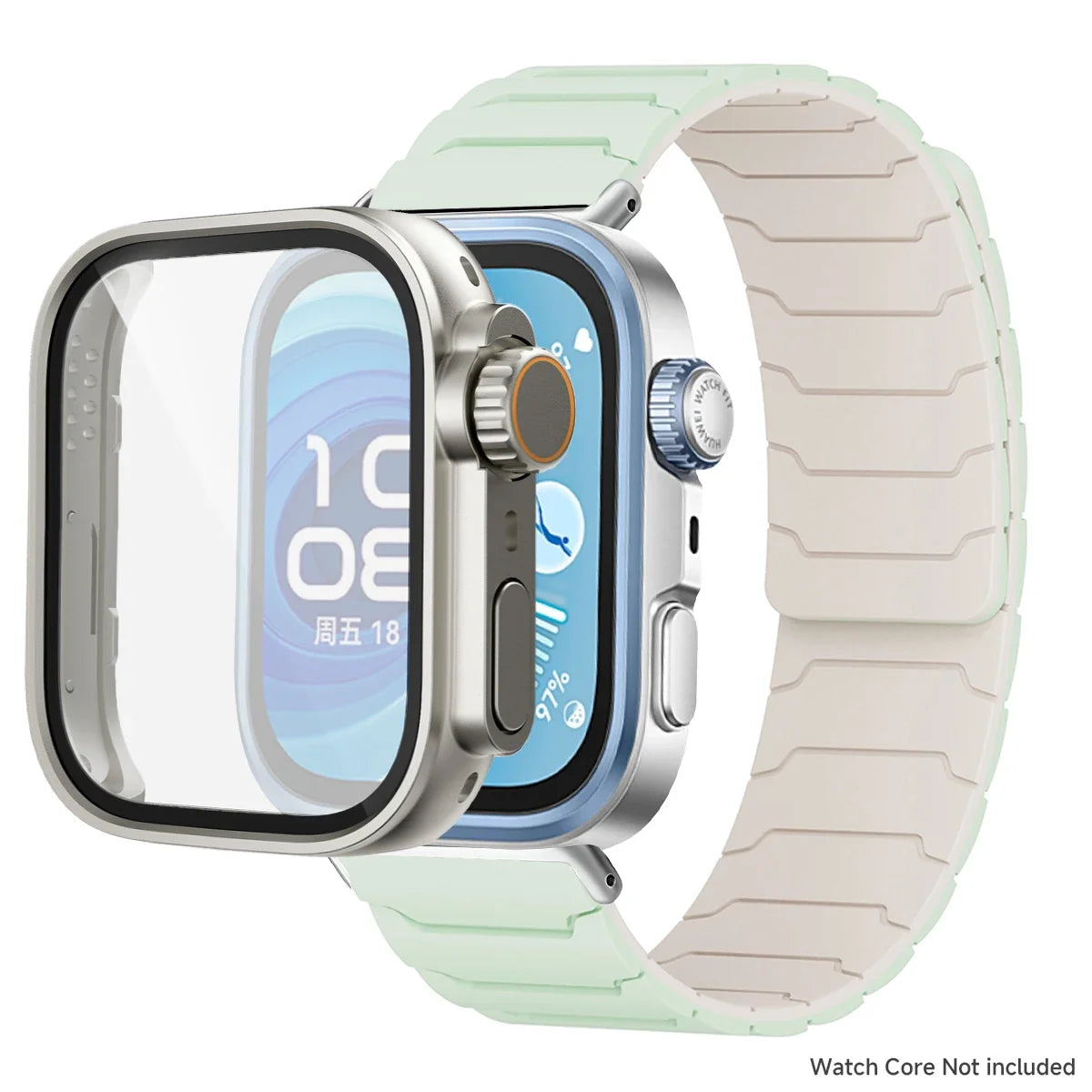 Étui + bracelet pour Huawei Watch Fit 5 4/4 Pro, bracelet en Silicone souple anti-transpiration pour Huawei Fit 3 ToUltra Cover