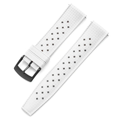 Bracelet de montre en caoutchouc fluoré, 20mm 22mm, libération rapide, Sport, étanche, FKM, pour hommes et femmes, bracelet de remplacement pour Seiko pour Citizen