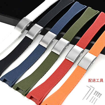 Bracelet de remplacement en Silicone liquide souple pour Casio G-SHOCK GST-B100 / GST-S110 / GST-S130 / GST-400G, bracelet de montre série G-STEEL