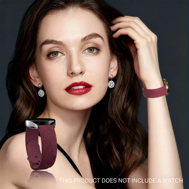 Graviertes Armband 18/20/22mm für Samsung Galaxy Watch 7/6/5/4/FE (40/44mm) Gear S3, klassisches Silikonarmband 43/45mm Active 2