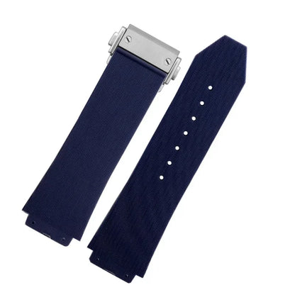 Cinturini per orologi HUBLOT BIG BANG, silicone, 25*19mm, impermeabili, per orologi da uomo, cinturino a catena per orologi, accessori per orologi, cinturino in gomma