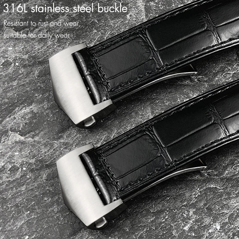 Bracelet de montre en cuir 19mm 20mm 21mm 22mm 23mm 24mm pour F1 TAG HEUER formule 1 Aquaracer CARRERA MONACO AUTAVIA bracelet de montre en peau de vache