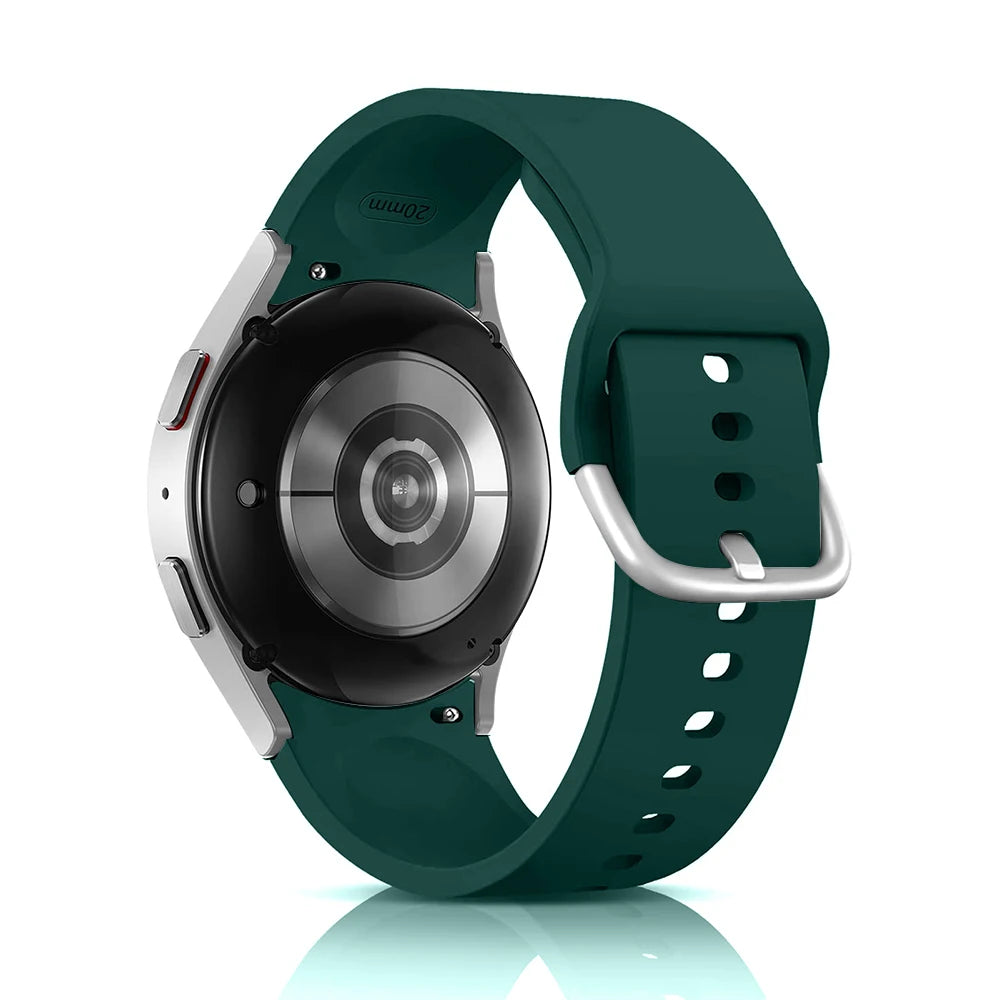 Bracelet en Silicone pour Samsung Galaxy Watch 7 6 5 4 44mm 40mm pro 45mm Sport 20mm Bracelet de montre Galaxy Watch6 Classic 43mm 47mm