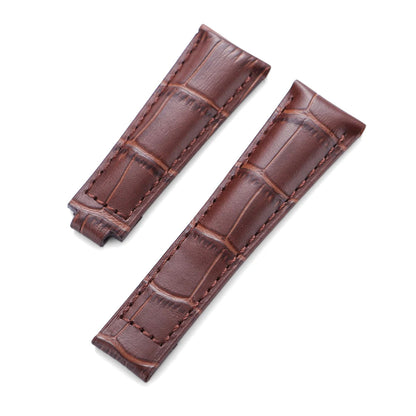 20mm Watch Straps for Rolex SUBMARINER Water Ghost DAYTONA GMT Genuine Cowhide Grain Calf Leather Men Women Watch Strap Accessories