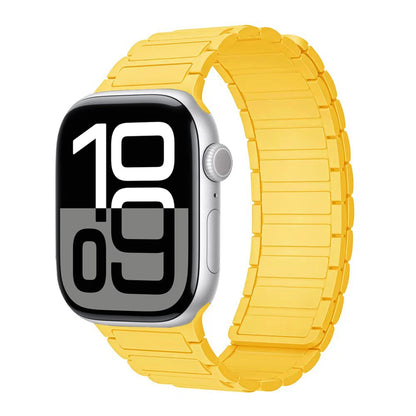 Correa con hebilla magnética para relojes Apple de 46 mm, 44 mm, 40 mm, 45 mm, 41 mm, 42 mm, correa de silicona para iWatch serie 11, 10, 9, 8, 7, 6, SE, Ultra 3