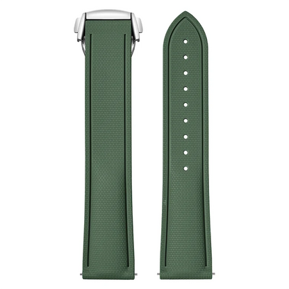 Cinturino in gomma fluorurata per Omega Seamaster 20mm 21mm 22mm FKM, cinturino universale a sgancio rapido, accessori per Rolex e Tudor