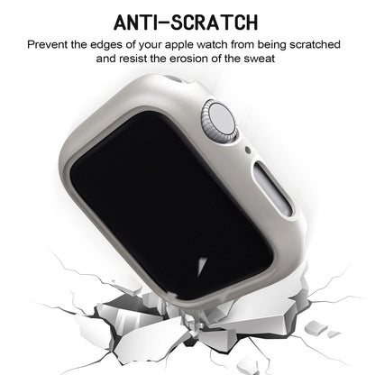 3 pièces coque rigide pour Apple Watch 45mm 41mm 38mm 42mm 40mm 44mm cadre de protection pare-chocs mat pour iWatch SE 9 8 7 6 5 4 3 2