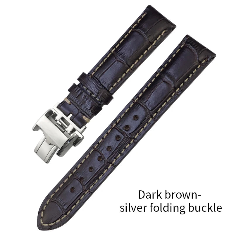 Cinturino per orologio in vera pelle, 13mm 16mm 18mm 19mm 20mm 21mm 22mm, per Longines Master Collection L2 L3 L4, cinturino in pelle bovina