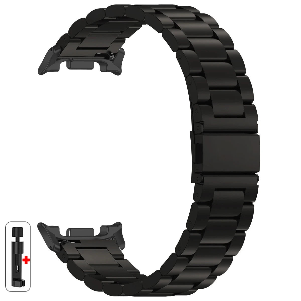 Luxury Stainless Steel Strap for Samsung Galaxy Watch 8 Classic 46mm, Metal Bracelet for Galaxy 8 40mm 44mm, Men's Watchband