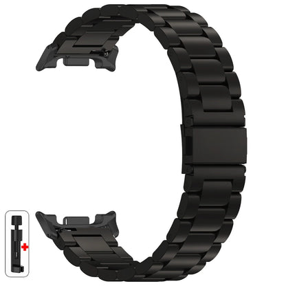 Luxury Stainless Steel Strap for Samsung Galaxy Watch 8 Classic 46mm, Metal Bracelet for Galaxy 8 40mm 44mm, Men's Watchband