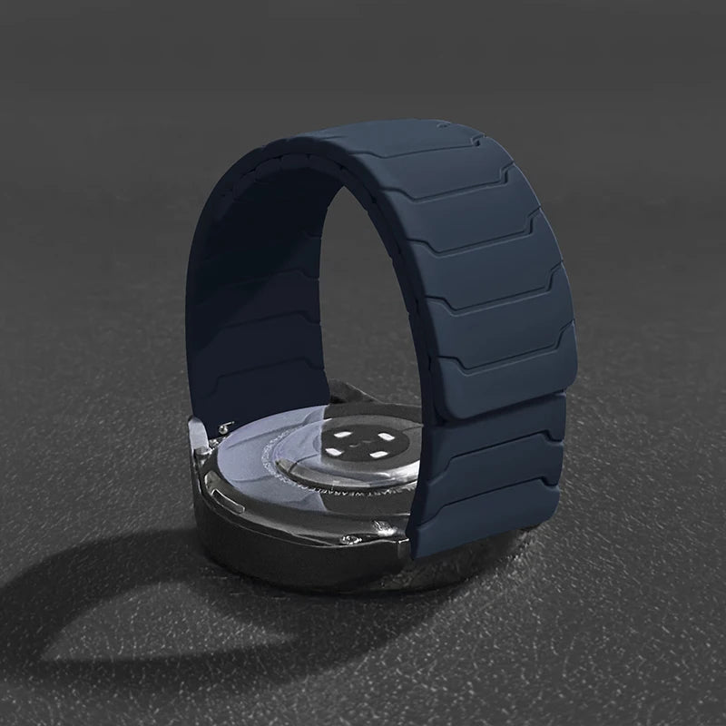 Magnetic Strap for Samsung Galaxy Watch 7 6 5 4 3, Silicone Band for Huawei Watch GT5/4/3Pro Redmi Watch 5 3 Active Lite 20 22mm