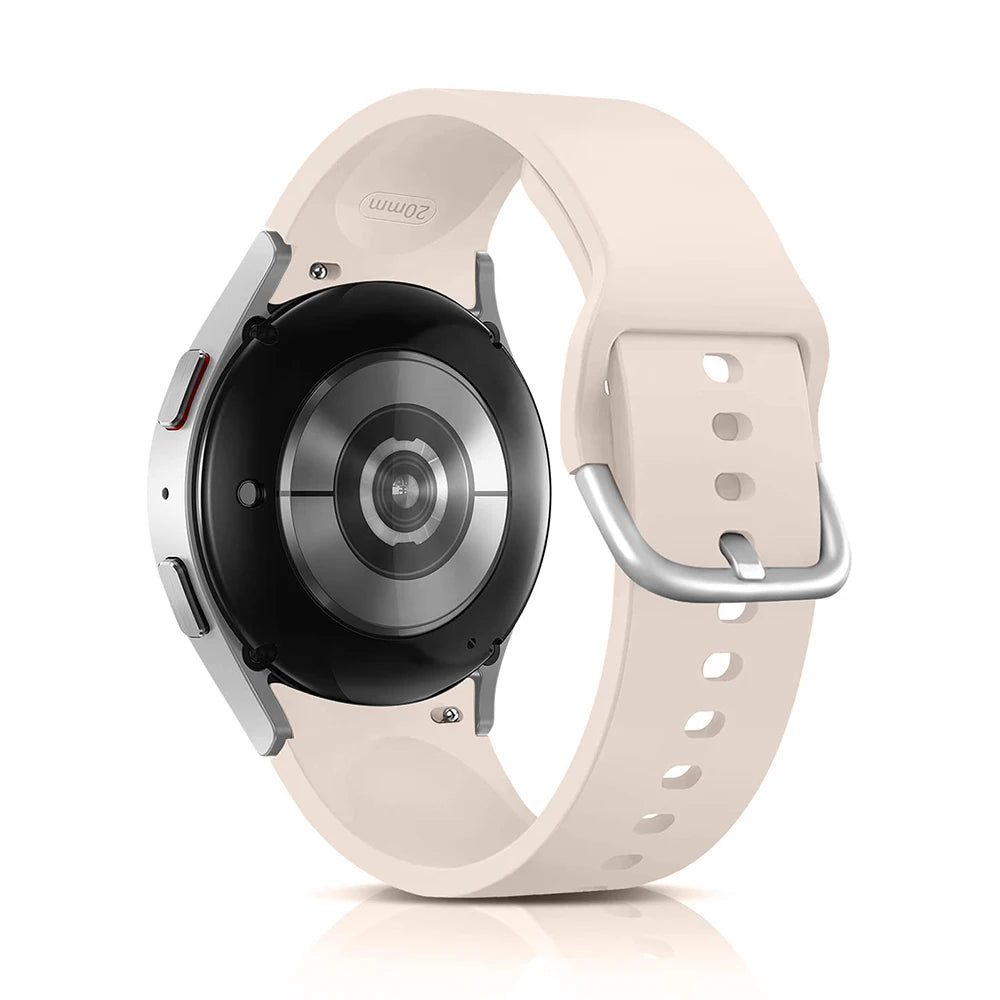Bracelet en Silicone pour Samsung Galaxy Watch 7 6 5 4 44mm 40mm pro 45mm Sport 20mm Bracelet de montre Galaxy Watch6 Classic 43mm 47mm