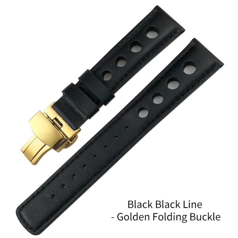 Bracelet de montre en cuir véritable pour hommes, 20mm, boucle papillon, pour Tissot T91 Racing Sports 1853 PRS516 T044
