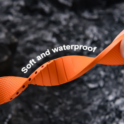 20MM 22MM supprime des bracelets de montre en caoutchouc fluoroélastomère/FKM mosaïque pour hommes femmes-bracelet de Sport étanche de remplacement à dégagement rapide