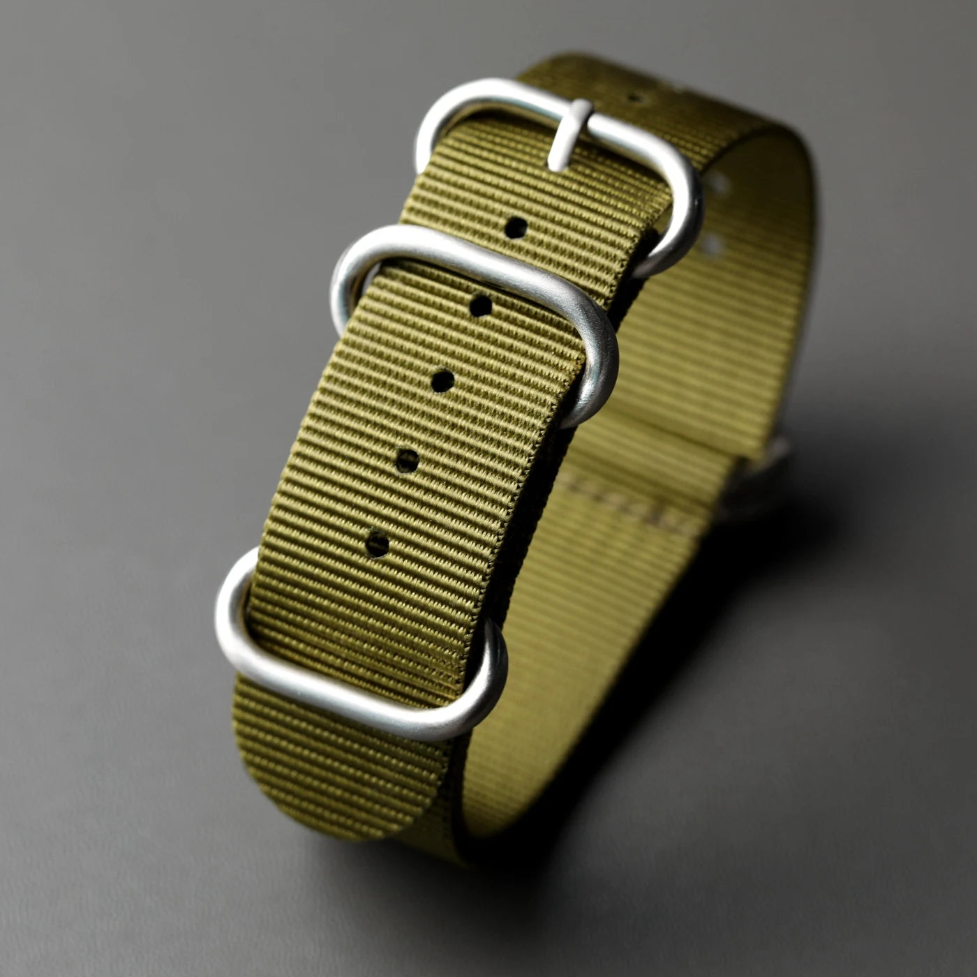 Nylon Watch Strap, 20MM 22MM 24MM, Wear-Resistant, Waterproof, Flexible, Black Green Retro G10 Pilot Watch Band