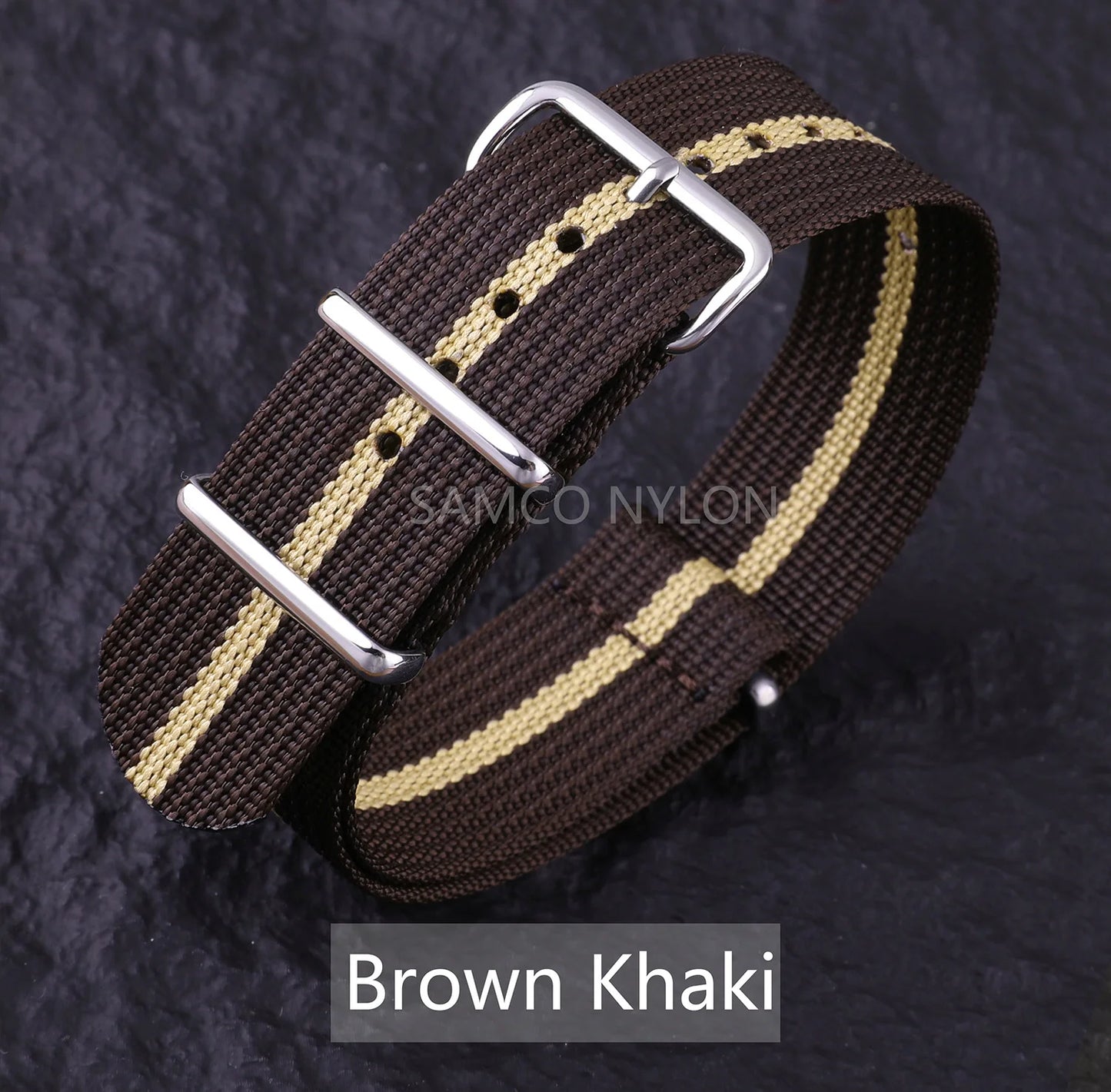 Bracelet de montre en Nylon nervuré 20mm 22mm bracelets de montre confortables boucle militaire lavable Blet pour hommes bracelets de montre