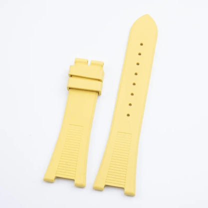 Maglia terminale 25x12,5 mm con accessori morbidi per cinturino in gomma fluorurata per braccialetto Patek Philippe per cinturino Nautilus 5711/5712/5980