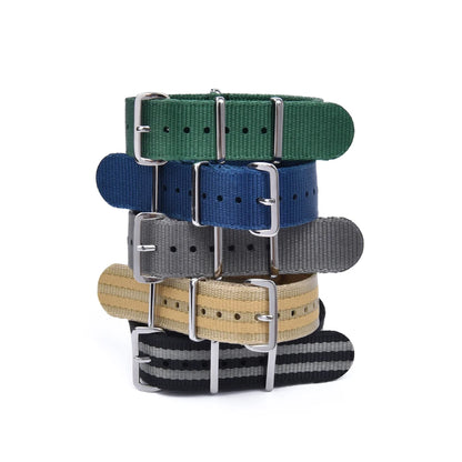 Nouveau Sangles de ceinture de sécurité en Nylon 20mm 22mm Type universel sport pour nouveau matériel bracelets de montre en Nylon Oula