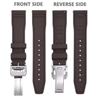 Bracelet en caoutchouc FKM 20mm 21mm 22mm pour montre IWC PILOT Portugal PORTOFINO, bracelet de plongée à libération rapide, montre connectée pour Huawei