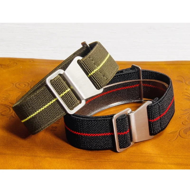 Nylon Watch Strap for Seiko Water Ghost Tudor Samsung, 18mm 20mm 22mm, Universal Men's Sport SmartWatch Band