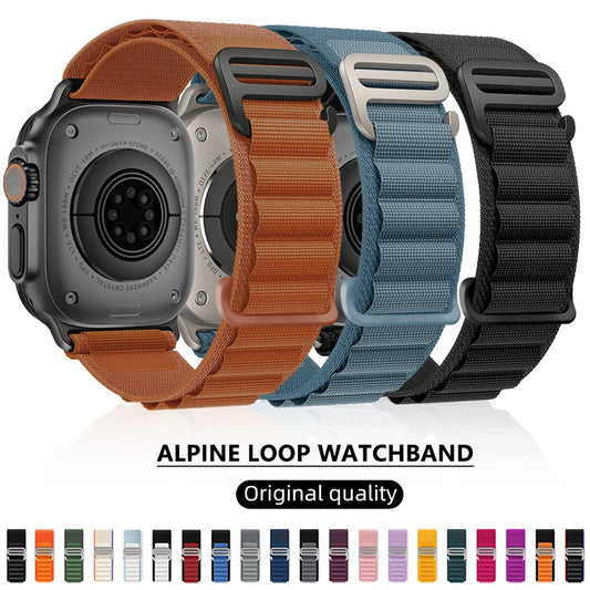 Cinturino per Apple Watch, bracciale alpino per cinturino Apple Watch Ultra 2 3, cinturino 45mm 49mm 42mm 46mm 44mm 41mm 40mm, cinturino Iwatch serie 11 9 8 7 SE 10
